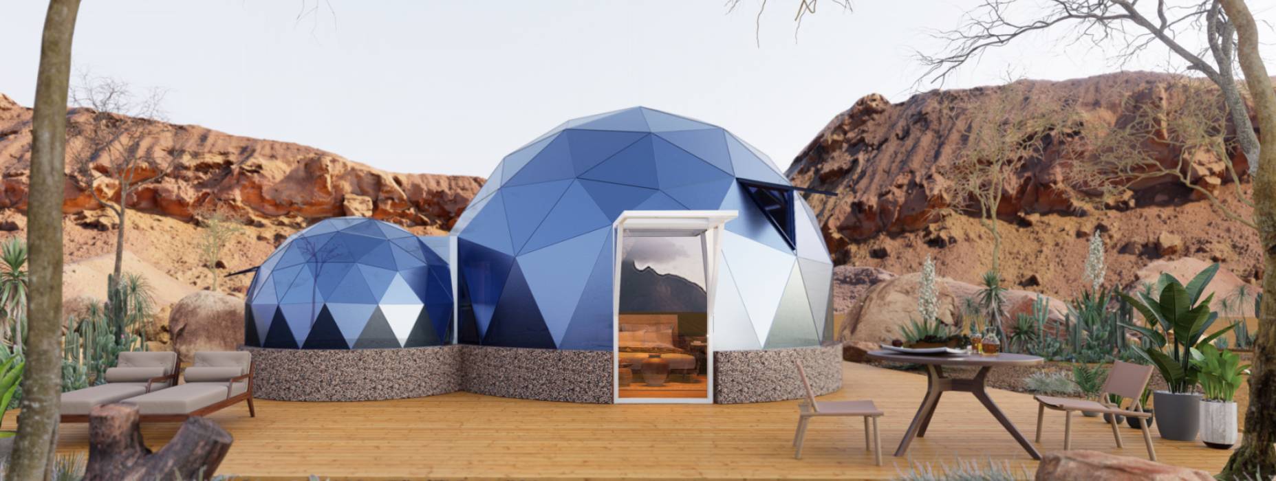 邯郸县球形智能光伏玻璃星空房